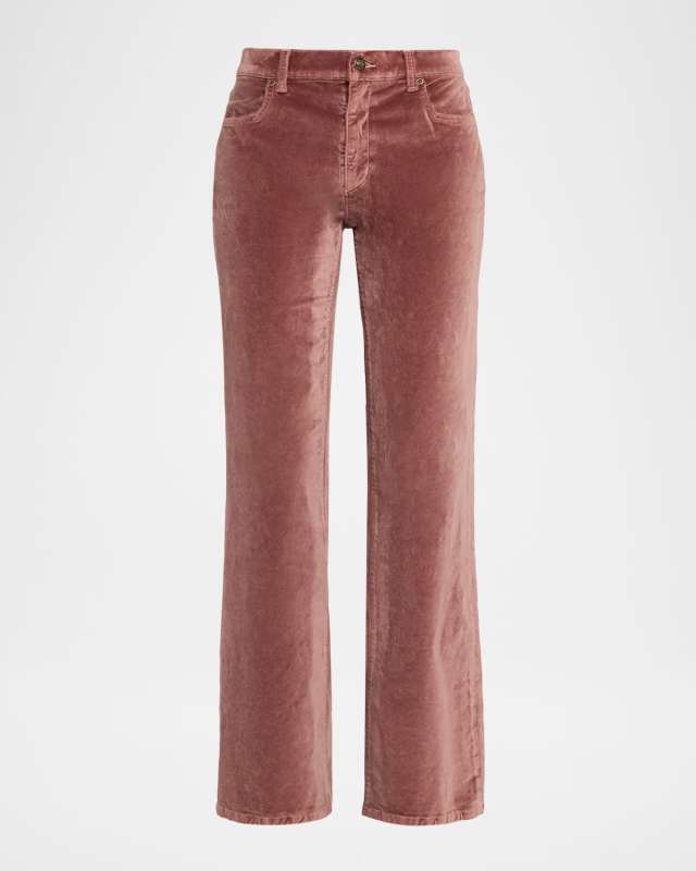 Ruby Straight-Leg Stretch Cotton Pants